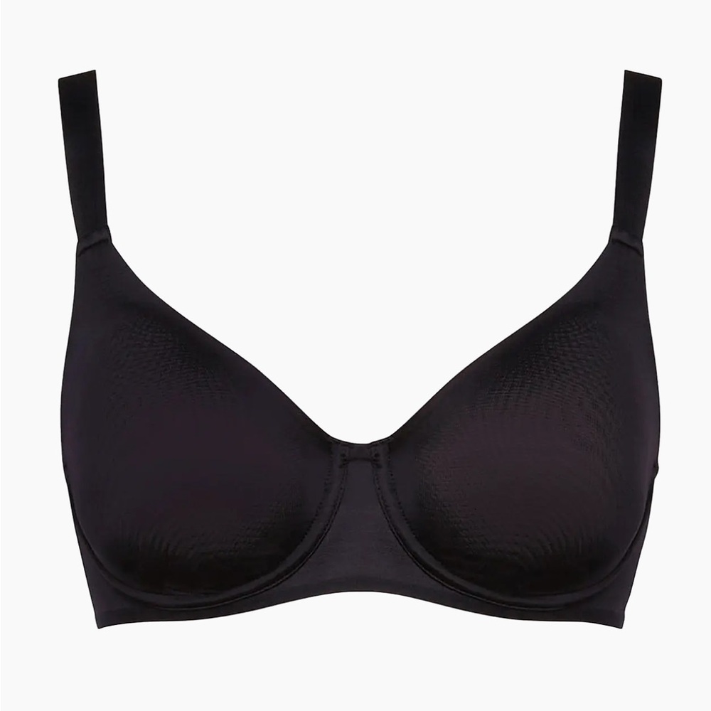 Wolford Sheer Touch Elegant Black Women's Bra NWTS size 32D (70D)
